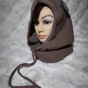 czapka damska ( komino - kaptur ) model 14